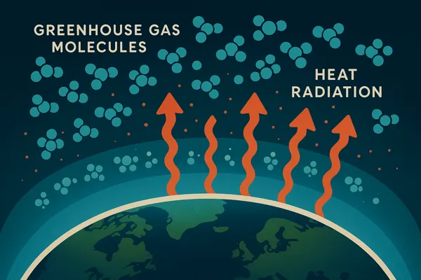 The Greenhouse Effect Explained: How Atmospheric Gases Regulate Earth's Temperature